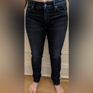 NWOT Citizens of Humanity Maya petite dark blue skinny ankle jeans